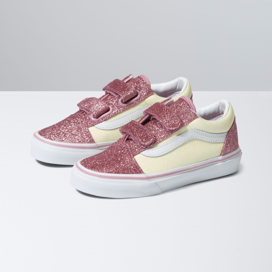 Vans Kids Old Skool V Glitter διχρωμία