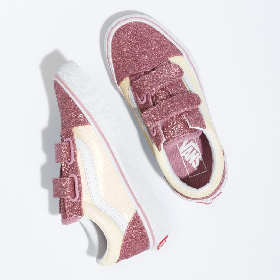 Vans Kids Old Skool V Glitter διχρωμία