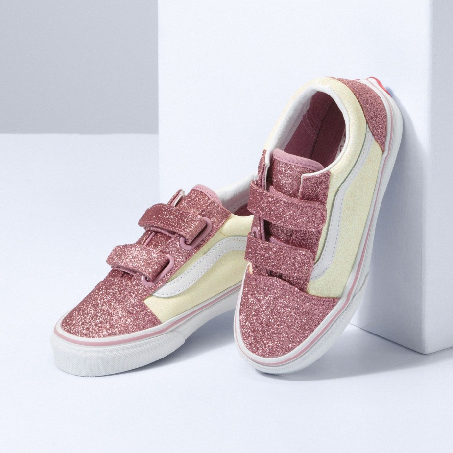 Vans Kids Old Skool V Glitter διχρωμία
