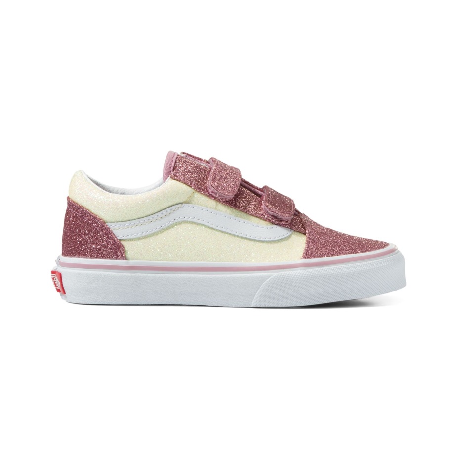 Vans Kids Old Skool V Glitter διχρωμία