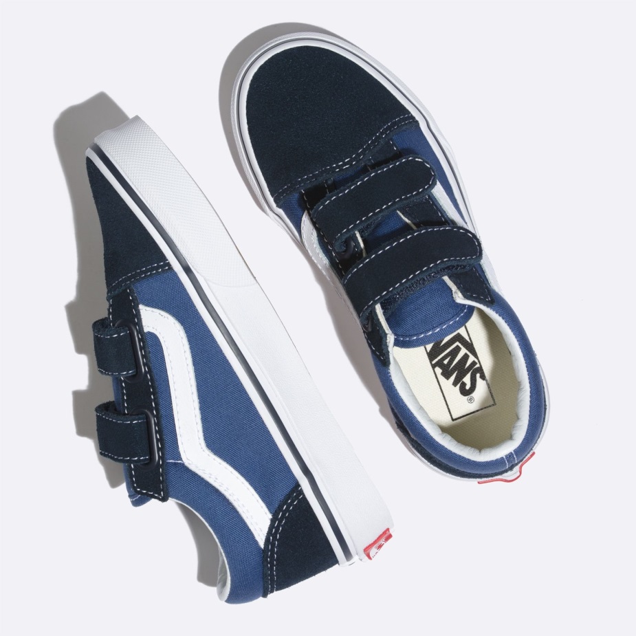 Vans Kids Old Skool V Navy-true White