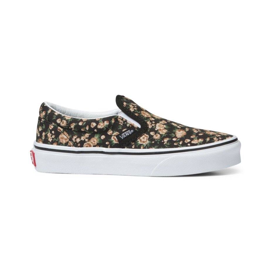 Vans Kids Rose Dreams κλασικό Slip-on μαύρο-άσπρο