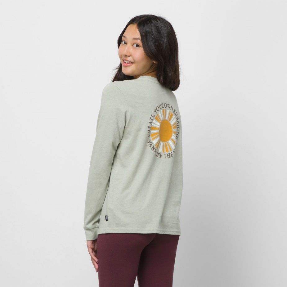 Vans Kids Shiner μακρυμάνικο Bff ​​tee Desert Sage