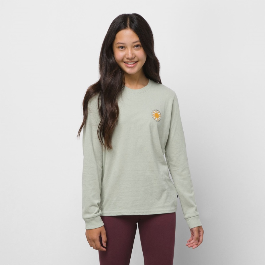 Vans Kids Shiner μακρυμάνικο Bff ​​tee Desert Sage