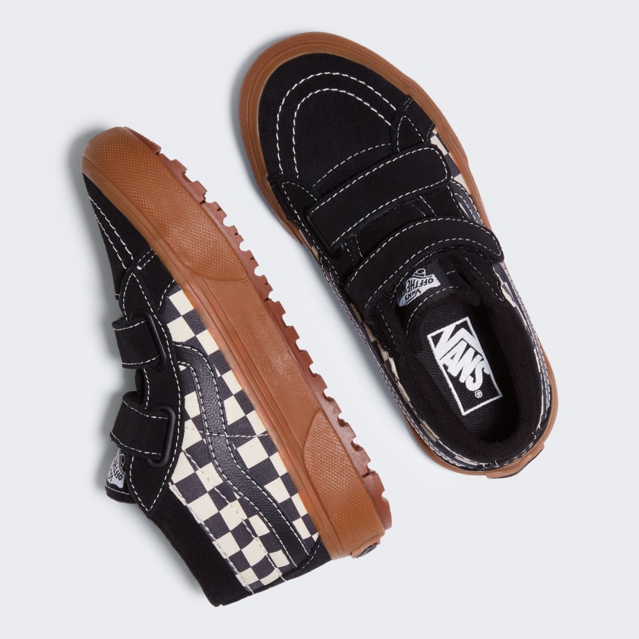 Vans Kids Sk8-μέση επανέκδοση V Mte-1 Black-marshmallow