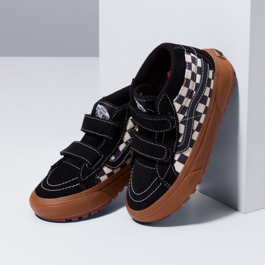 Vans Kids Sk8-μέση επανέκδοση V Mte-1 Black-marshmallow