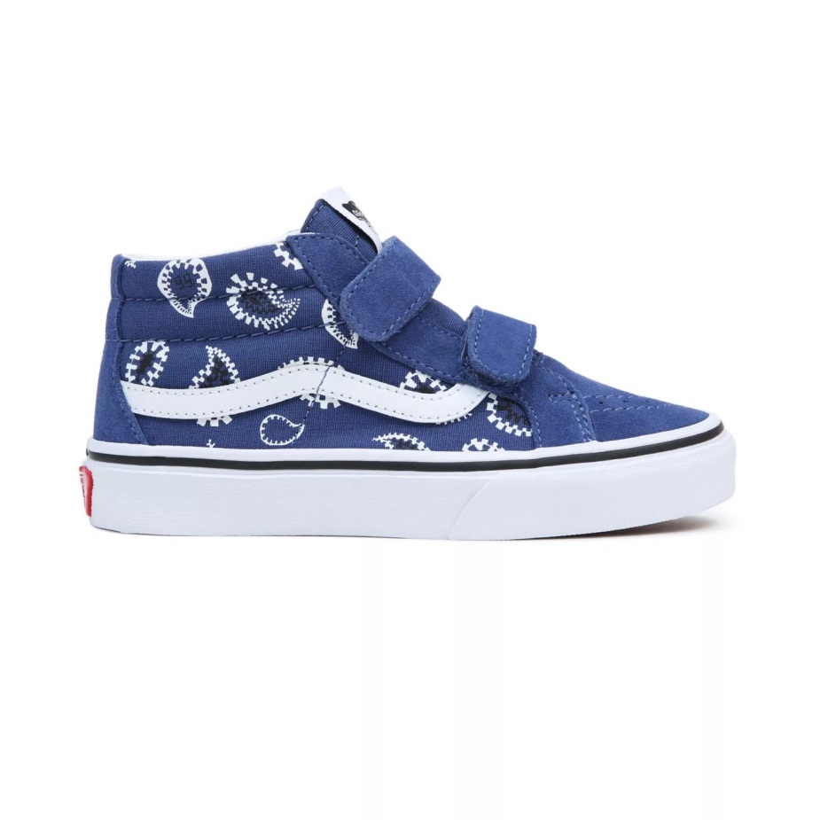 Vans Kids Sk8-μεσαία επανέκδοση V παπούτσια (4-8 ετών) μπλε