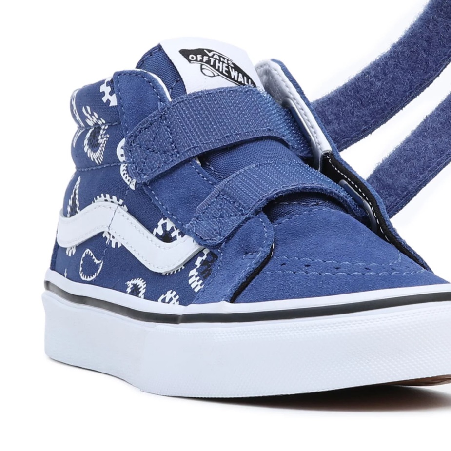 Vans Kids Sk8-μεσαία επανέκδοση V παπούτσια (4-8 ετών) μπλε