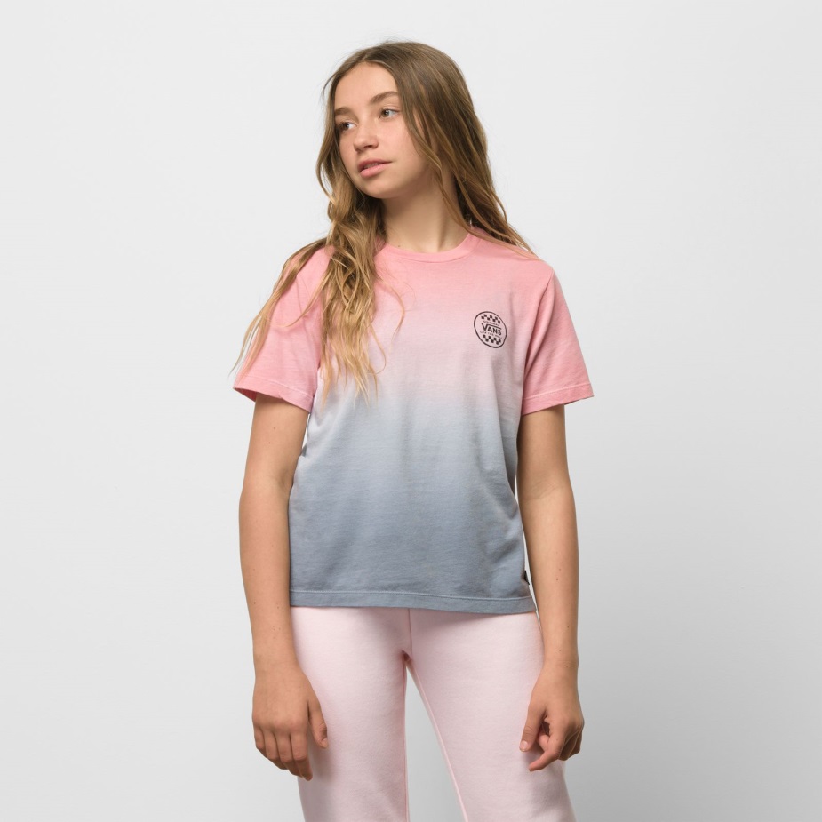 Vans Kids Sunset Wash Bff Tee Lilas-ashley Blue
