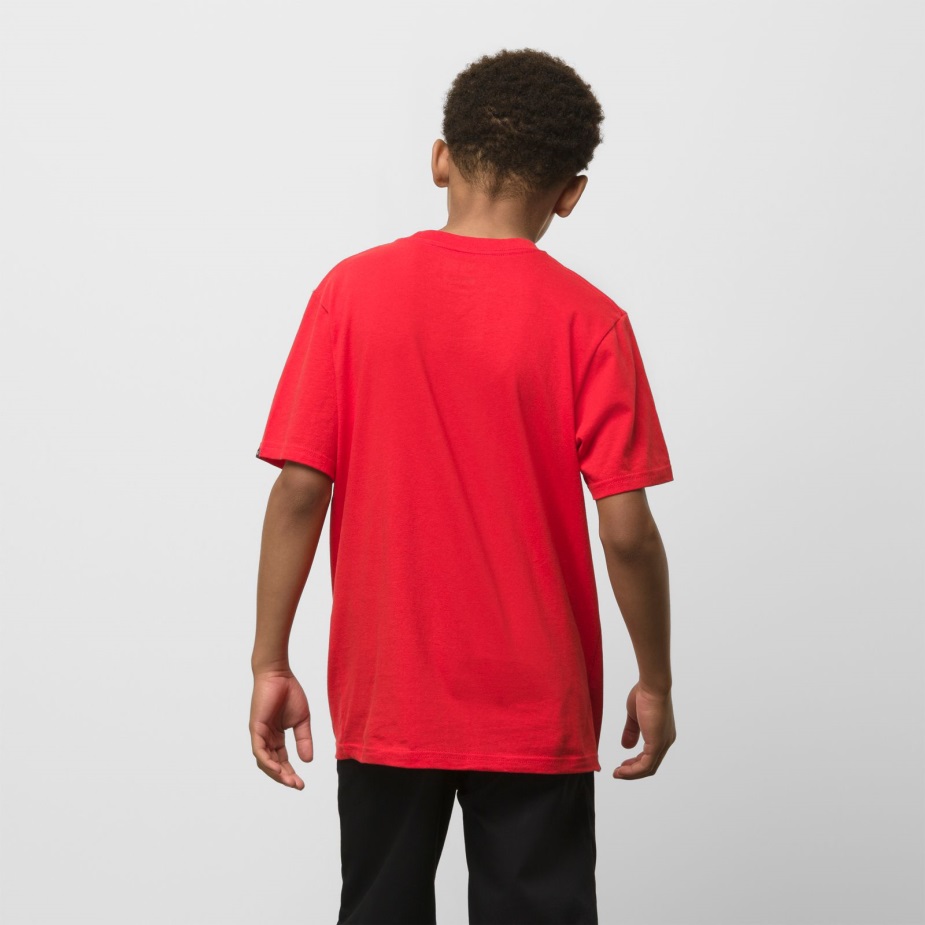 Vans Kids Svd αρκουδάκι μπλουζάκι αληθινό κόκκινο