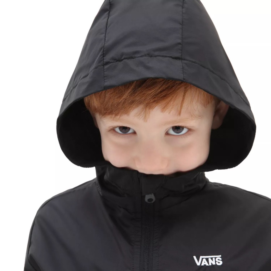 Vans Little Kids Garnett αντιανεμικό μπουφάν (2-8 ετών) μαύρο