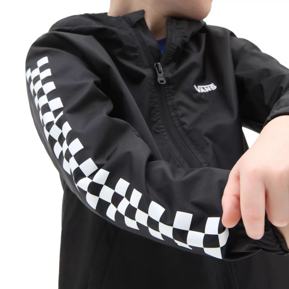 Vans Little Kids Garnett αντιανεμικό μπουφάν (2-8 ετών) μαύρο