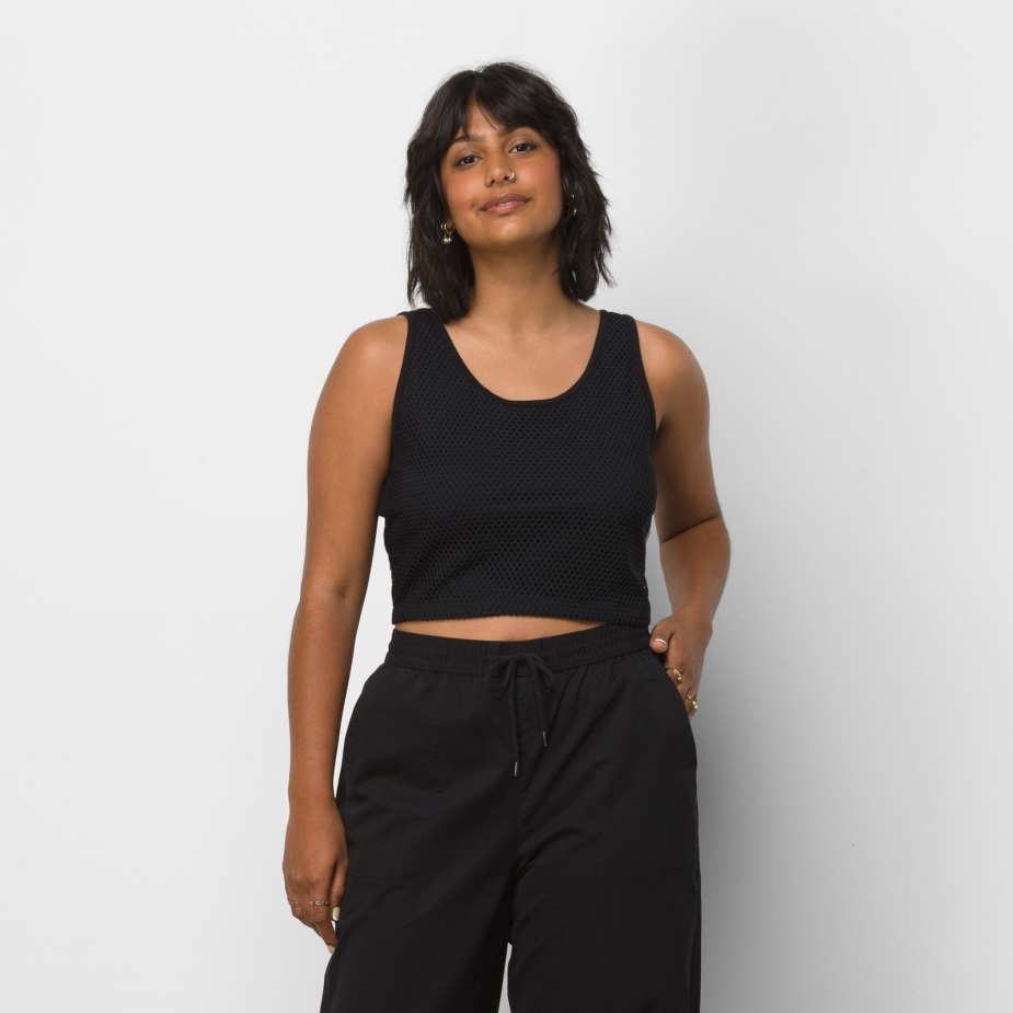 Vans Lizzie Armanto πλεκτό τανκ μαύρο