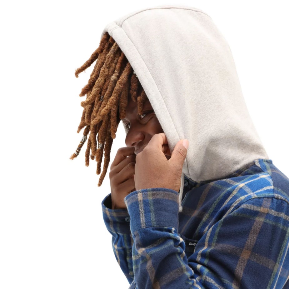 Vans Lopes πουκάμισο με κουκούλα μπλε