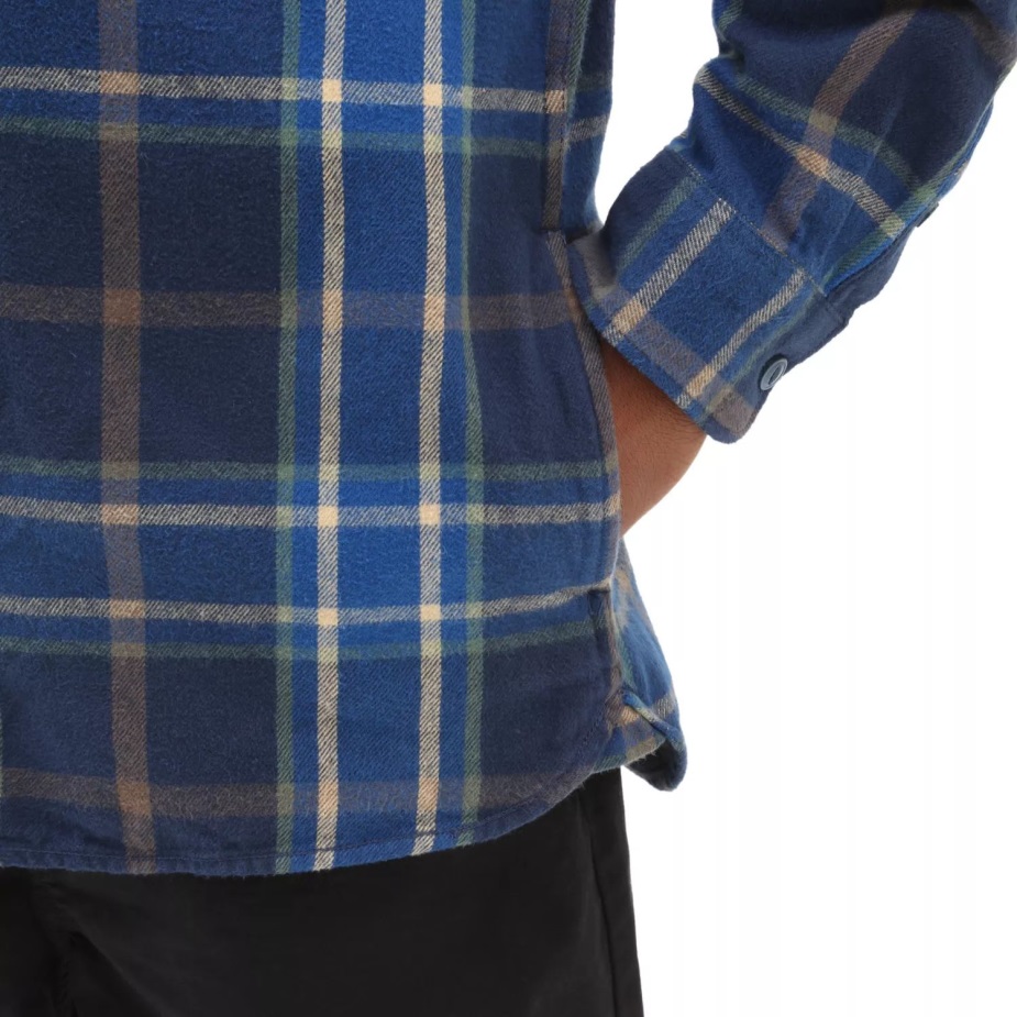 Vans Lopes πουκάμισο με κουκούλα μπλε