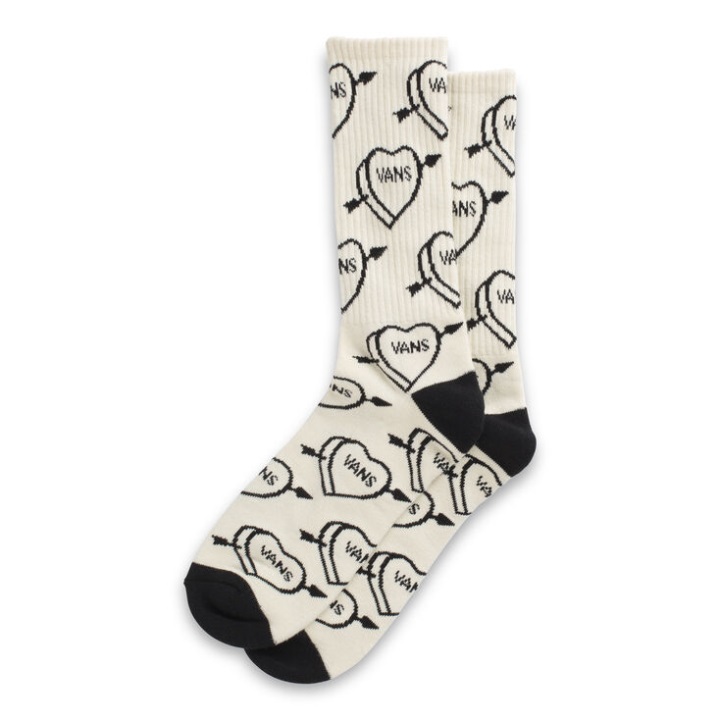 Vans Love Hat Hat Crew κάλτσες (μέγεθος 65-9 1 ζευγάρι) Seedpearl