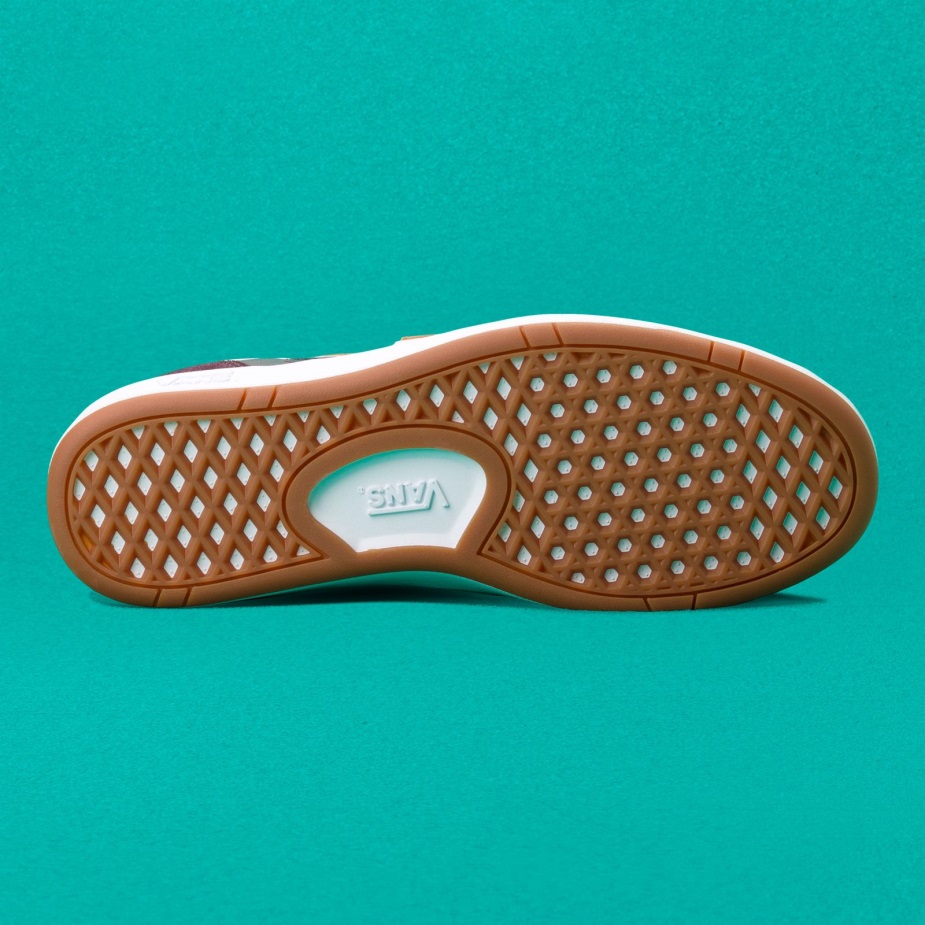 Vans Lowland Cc βαθύ μπορντό-λευκό