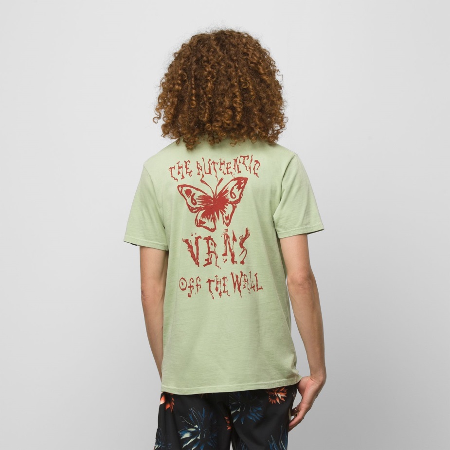 Vans Mariposa μπλουζάκι Celadon πράσινο