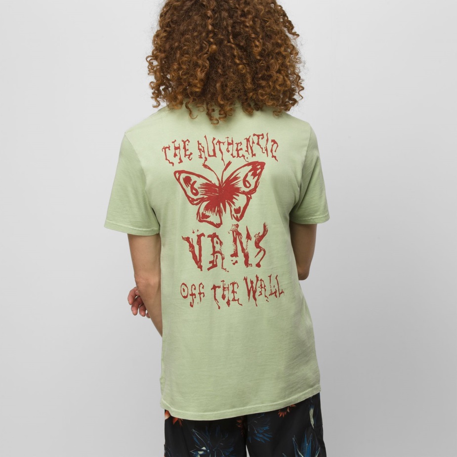 Vans Mariposa μπλουζάκι Celadon πράσινο