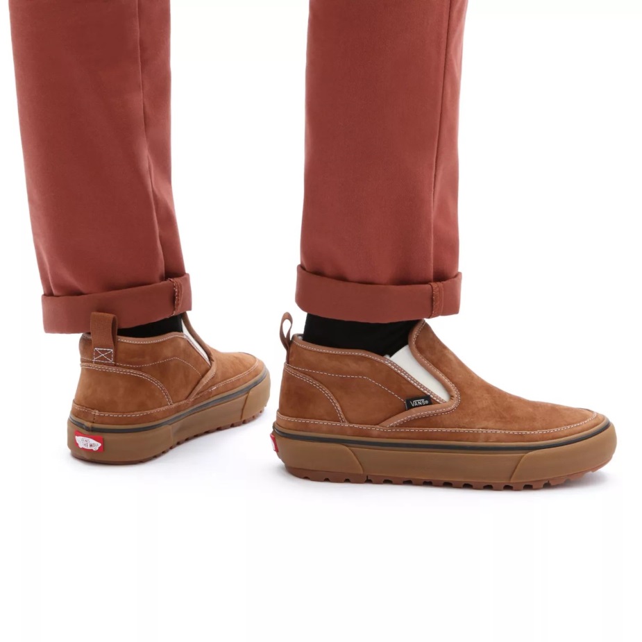 Vans Mid Slip παπούτσια Mte-1 καφέ