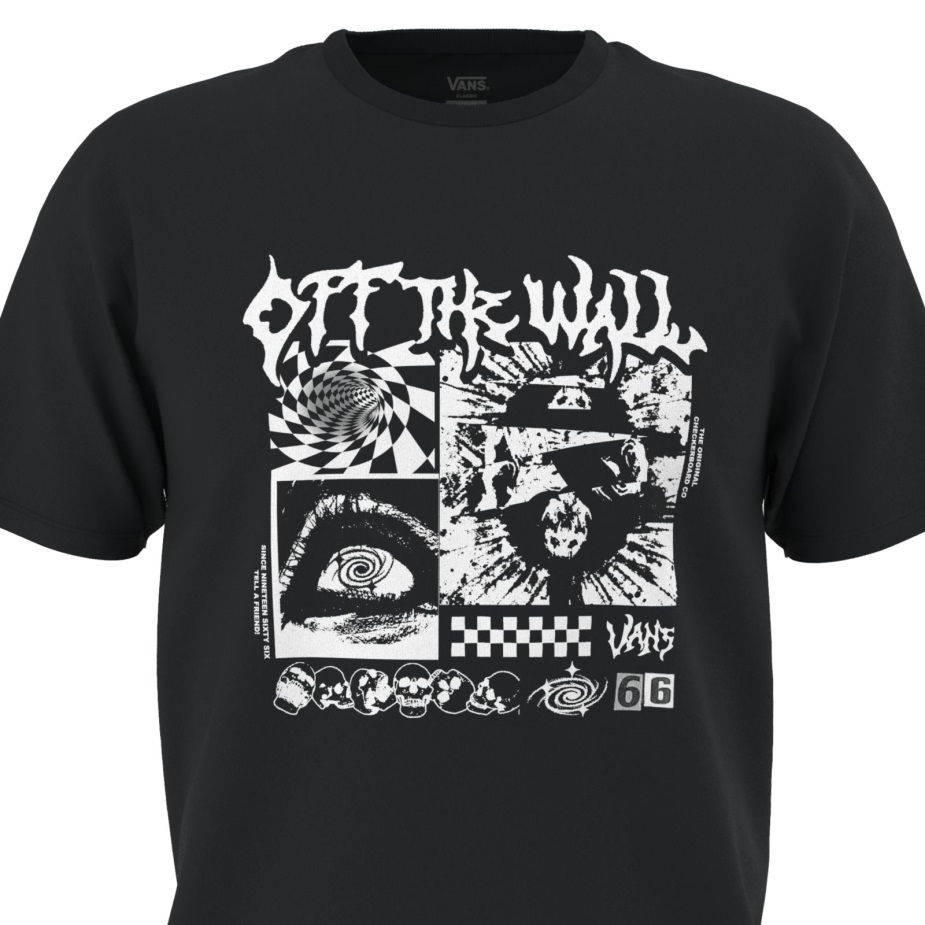 Vans Midnight Hour T-shirt μαύρο