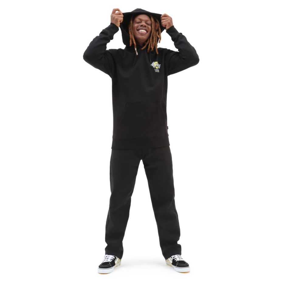 Vans Mooneyes Fleece πουλόβερ μαύρο με κουκούλα