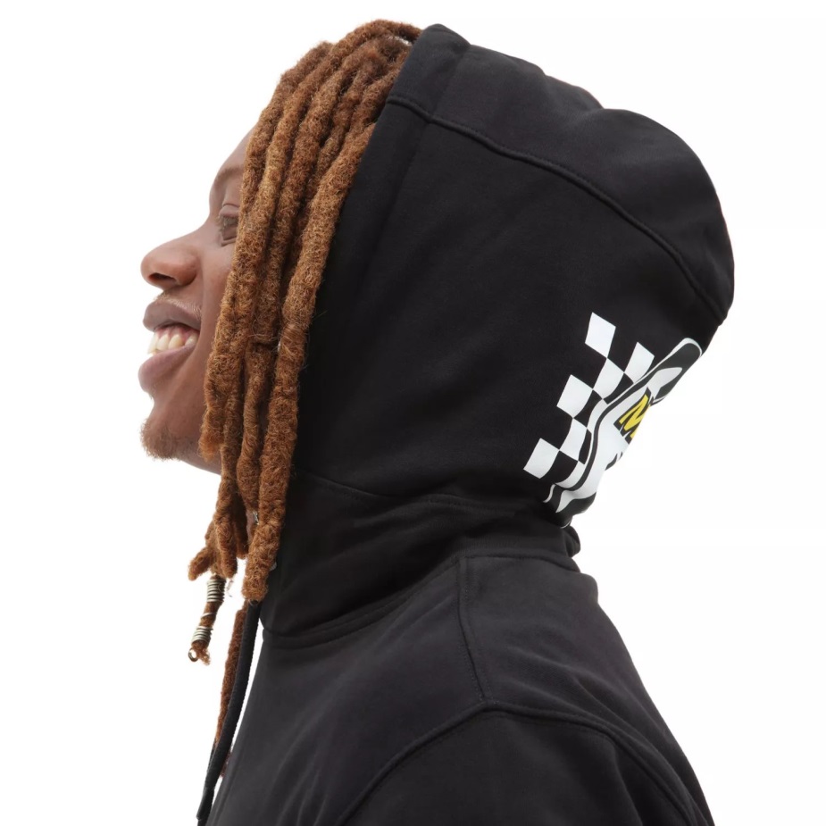 Vans Mooneyes Fleece πουλόβερ μαύρο με κουκούλα