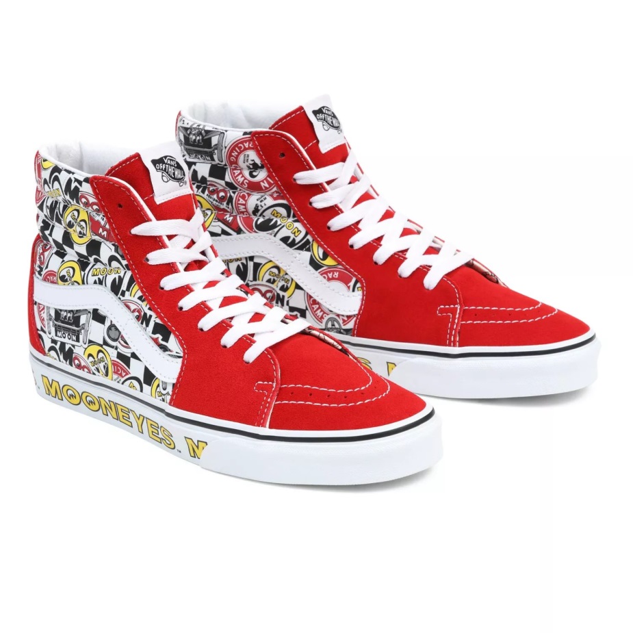 Vans Mooneyes Sk8-hi παπούτσια Red-multi