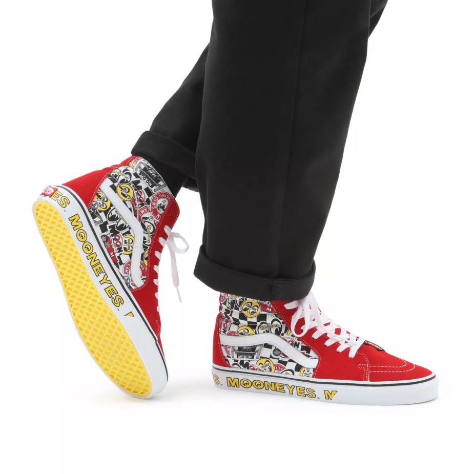 Vans Mooneyes Sk8-hi παπούτσια Red-multi