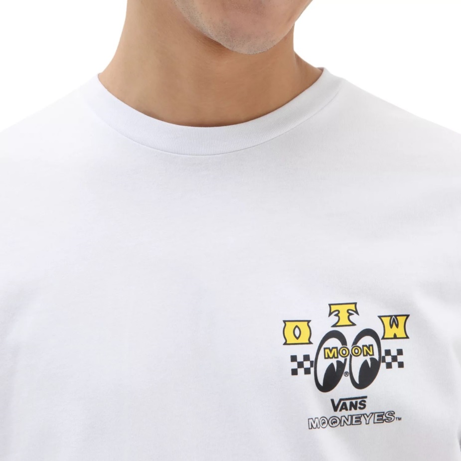 Vans Mooneyes μακρυμάνικο μπλουζάκι λευκό