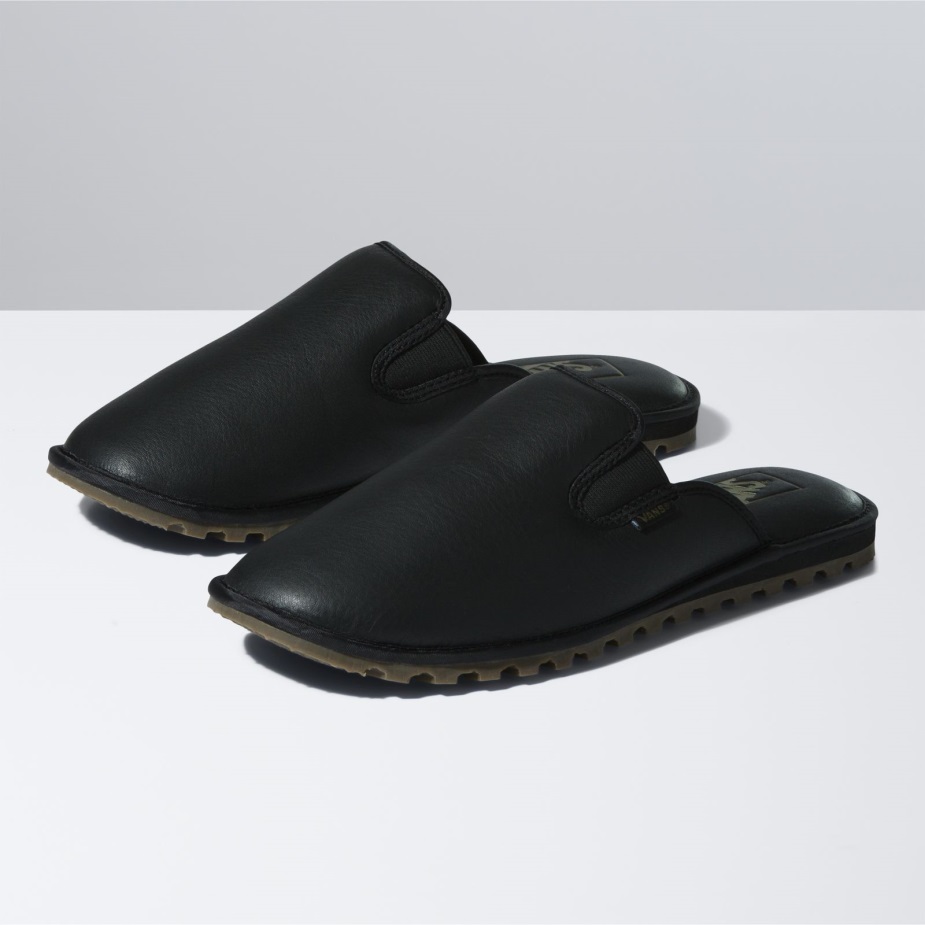 Vans Mountain Mule δερμάτινο μαύρο-μαύρο