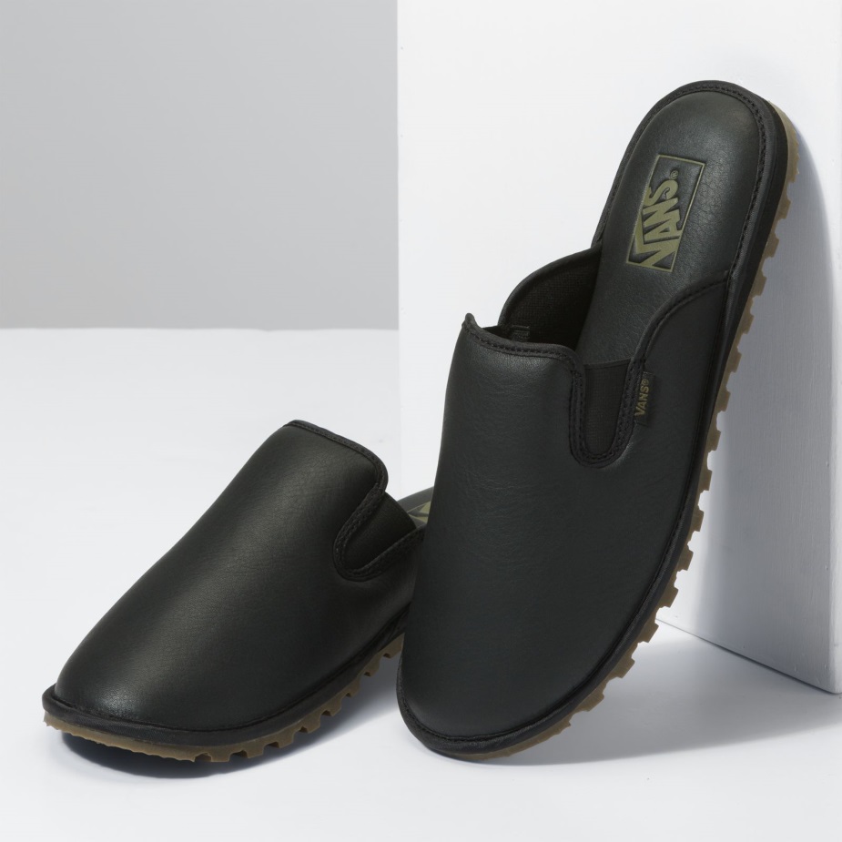 Vans Mountain Mule δερμάτινο μαύρο-μαύρο