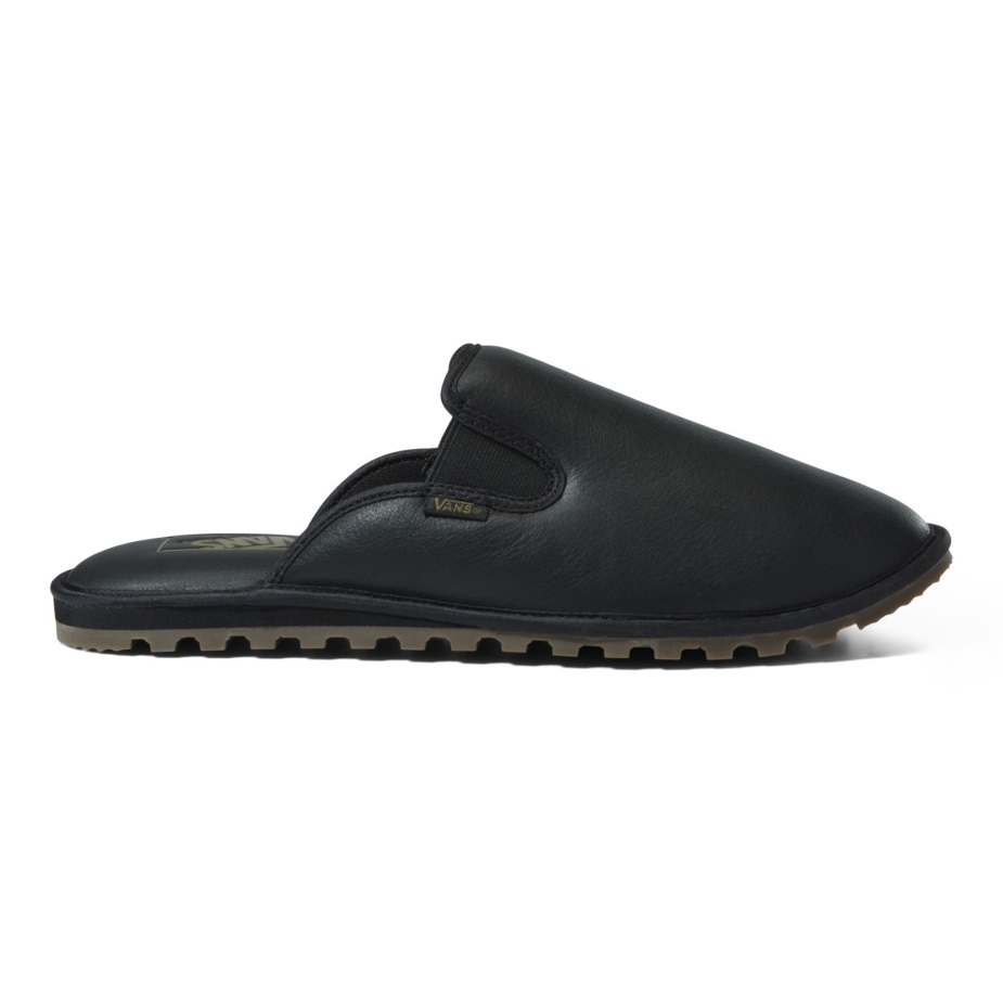 Vans Mountain Mule δερμάτινο μαύρο-μαύρο