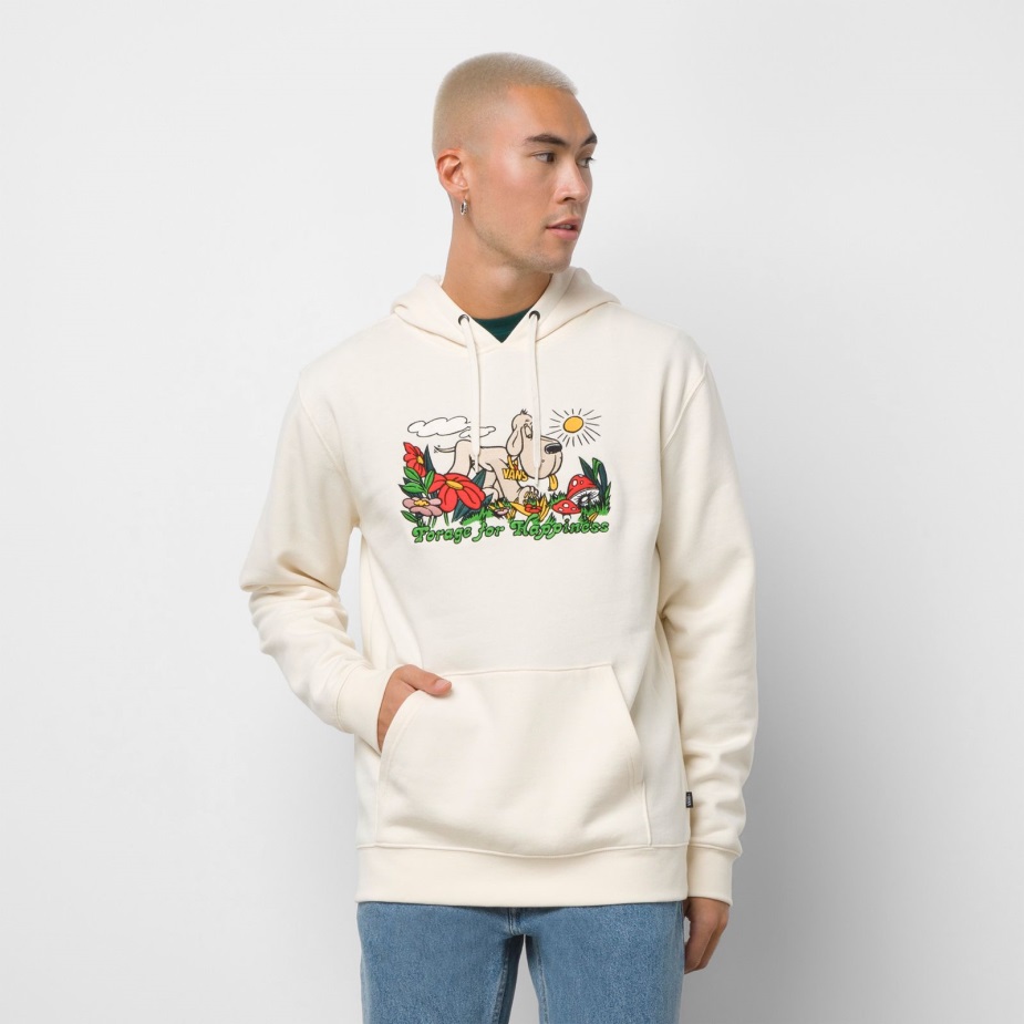 Vans Mushroom Hound Hoodie αντίκα λευκό