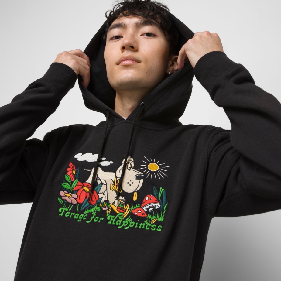 Vans Mushroom Hound Hoodie μαύρο