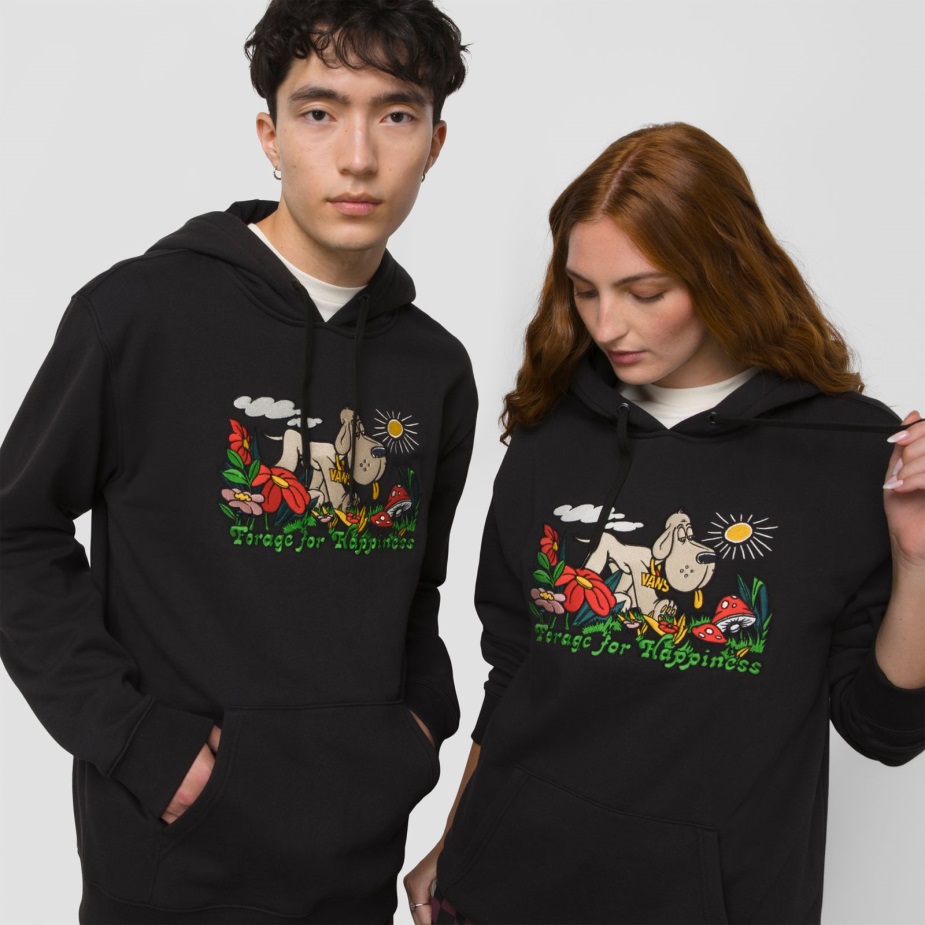Vans Mushroom Hound Hoodie μαύρο