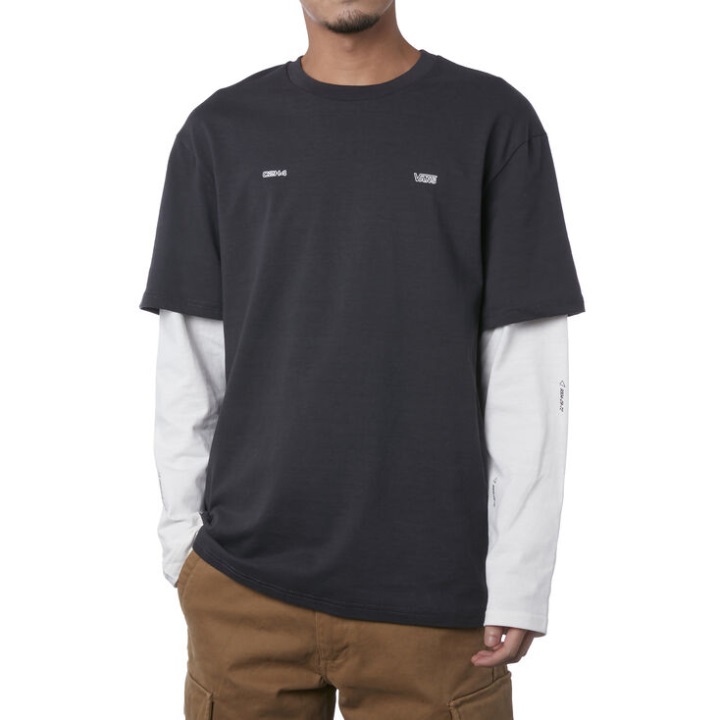 Vans Off The Wall Tee C2h4 T-shirt Phantom-white Alyssum