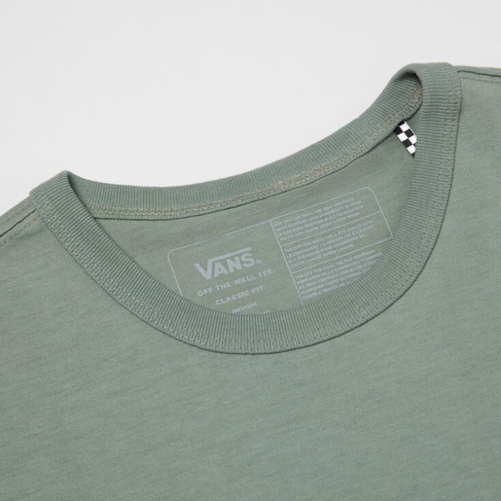 Vans Off The Wall κλασικό μπλουζάκι πράσινο περιβάλλον