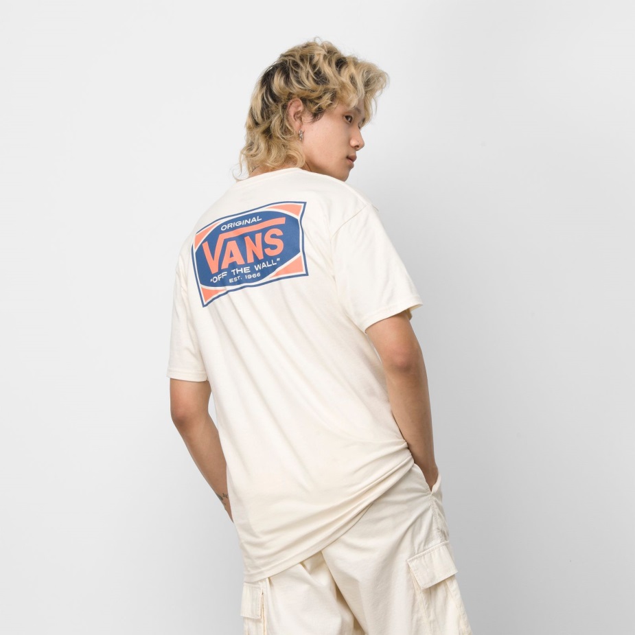 Vans Og Era T-shirt αντίκα λευκό