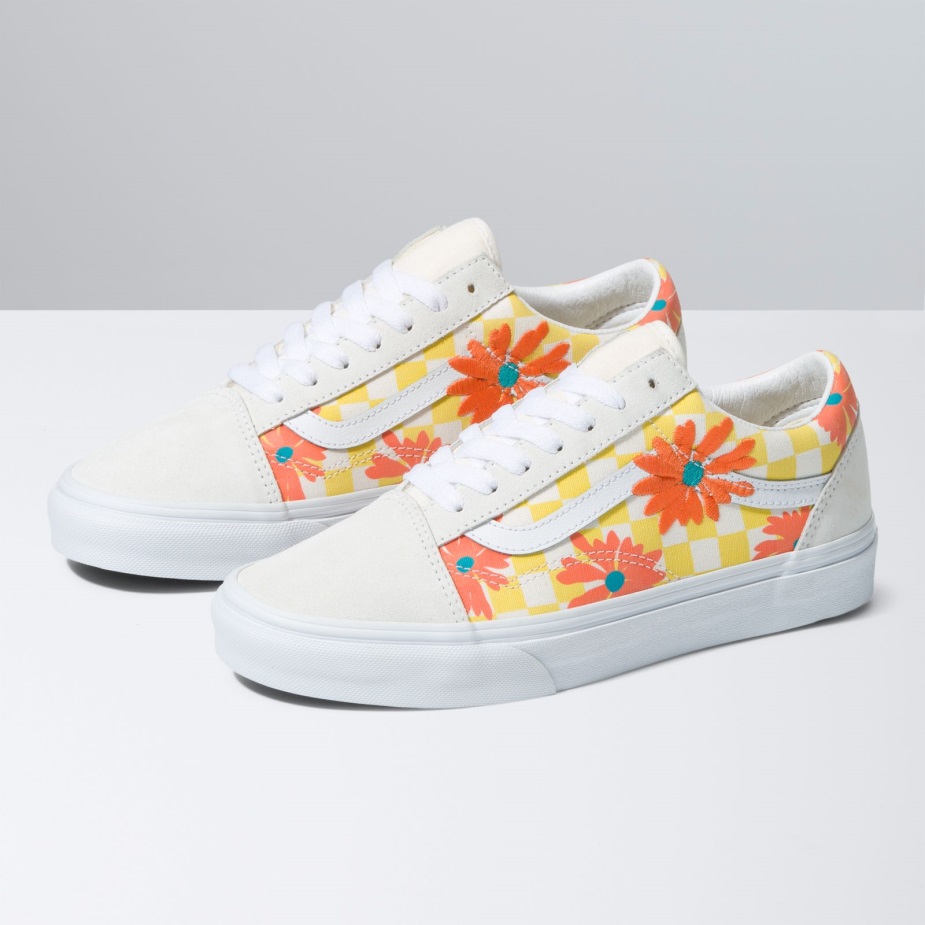 Vans Old Skool Floral Blanc De Blanc