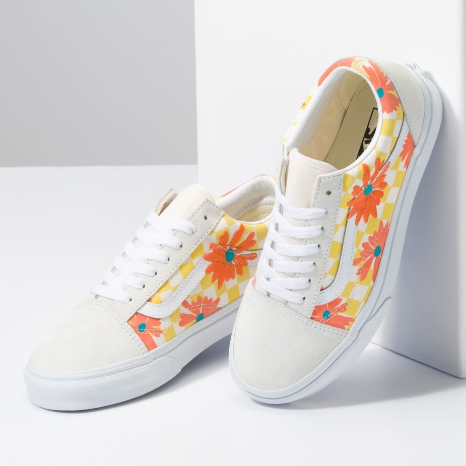 Vans Old Skool Floral Blanc De Blanc