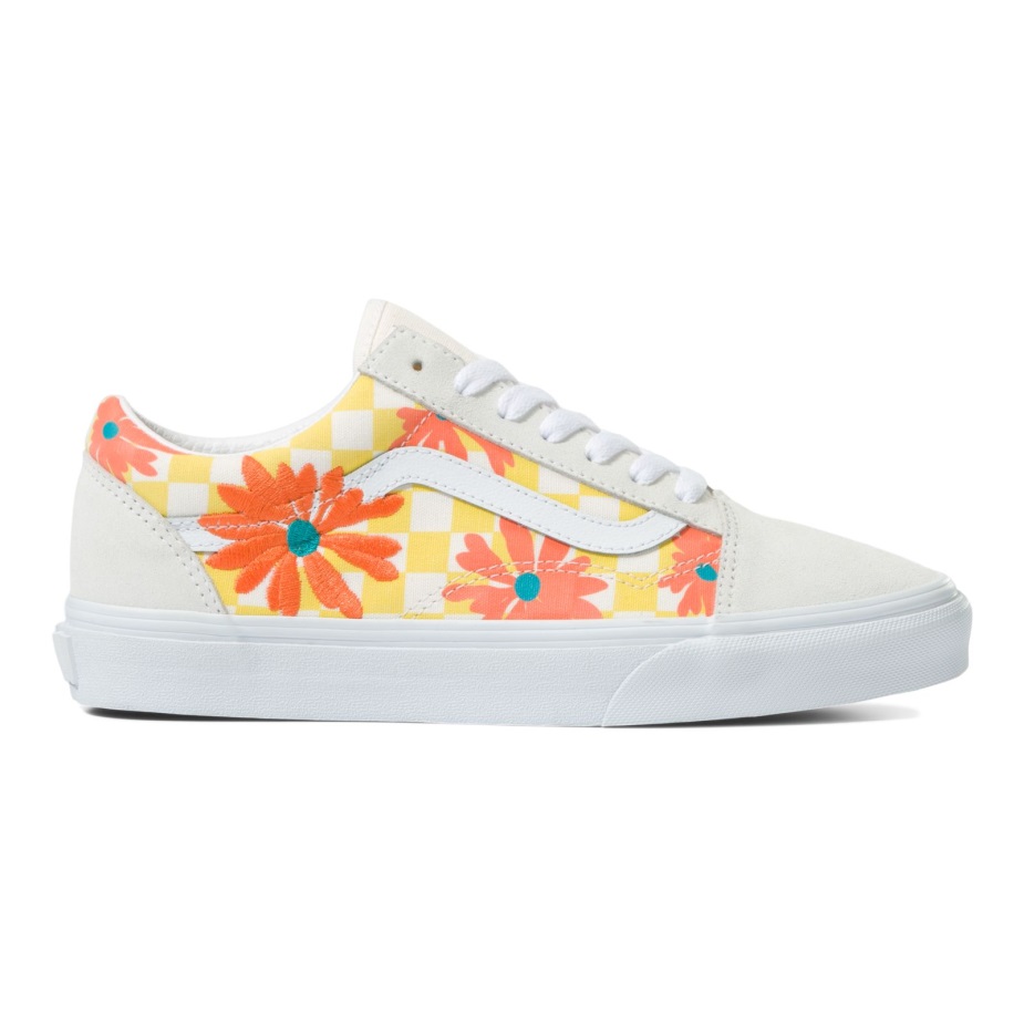 Vans Old Skool Floral Blanc De Blanc