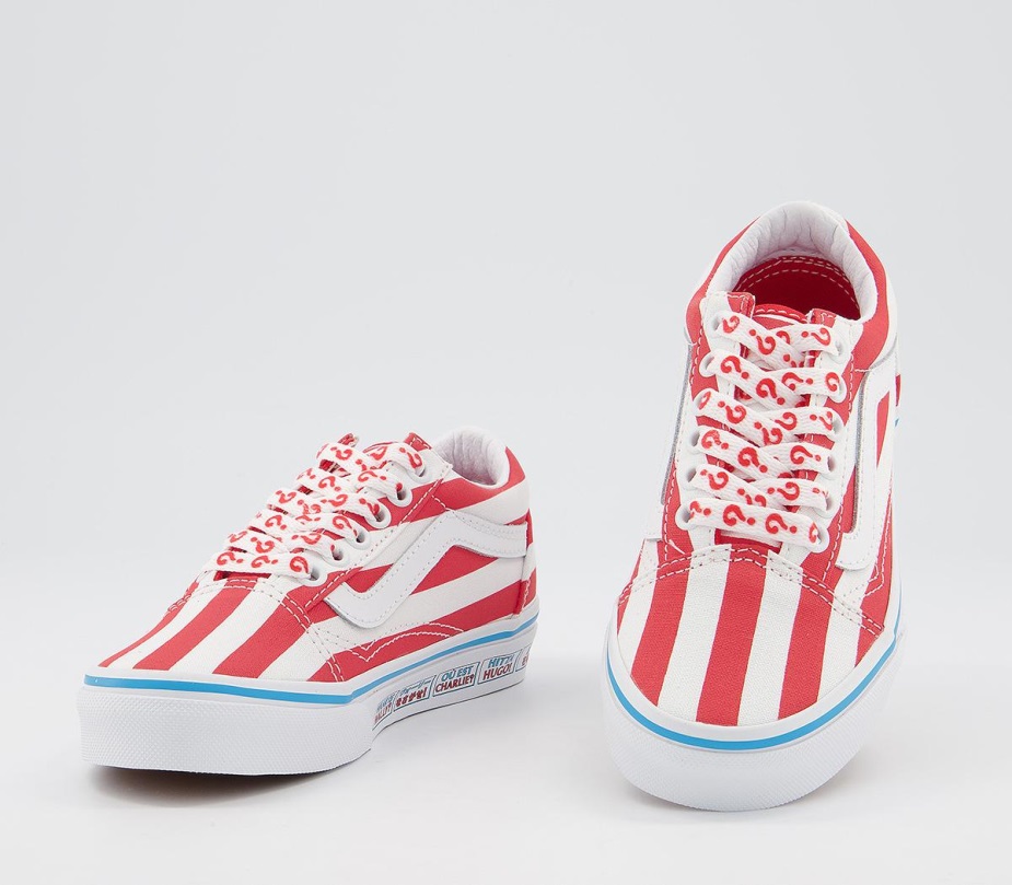 Vans Old Skool Lace Kids Trainers International Stripe