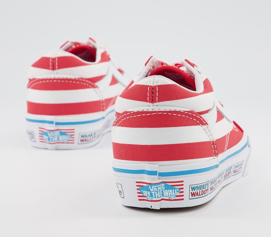 Vans Old Skool Lace Kids Trainers International Stripe