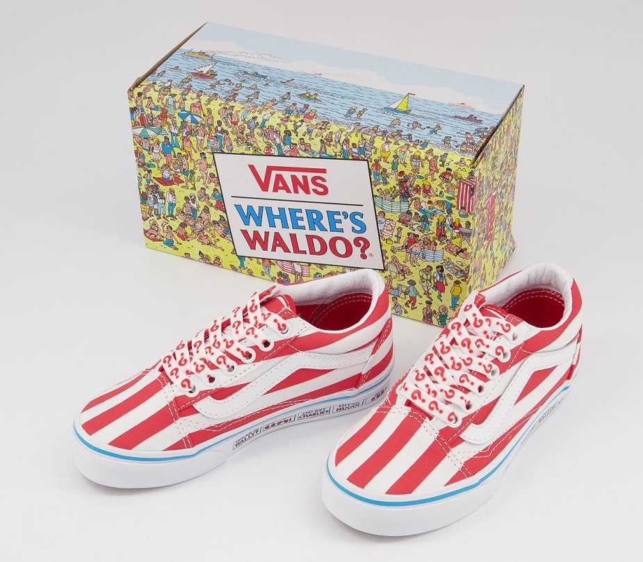 Vans Old Skool Lace Kids Trainers International Stripe