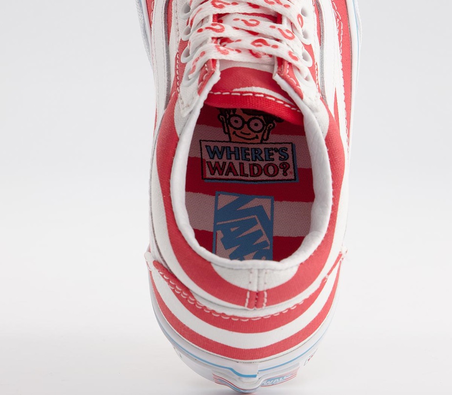 Vans Old Skool Lace Kids Trainers International Stripe