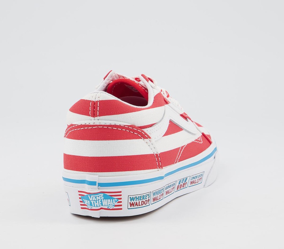 Vans Old Skool Lace Kids Trainers International Stripe