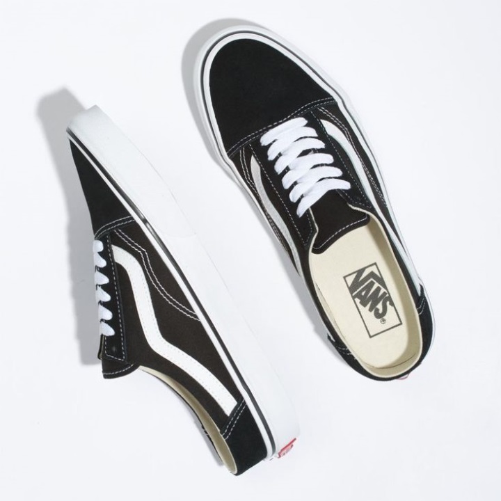 Vans Old Skool Mule μαύρο-αληθινό λευκό