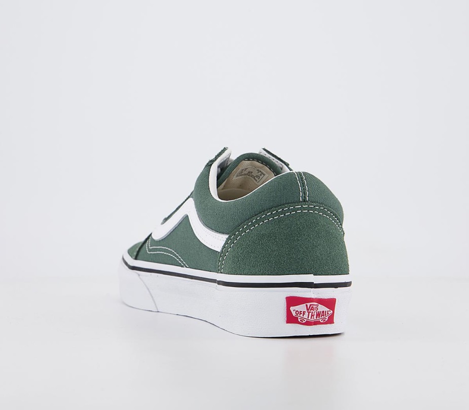 Vans Old Skool Trainers Color Theory Duck Green