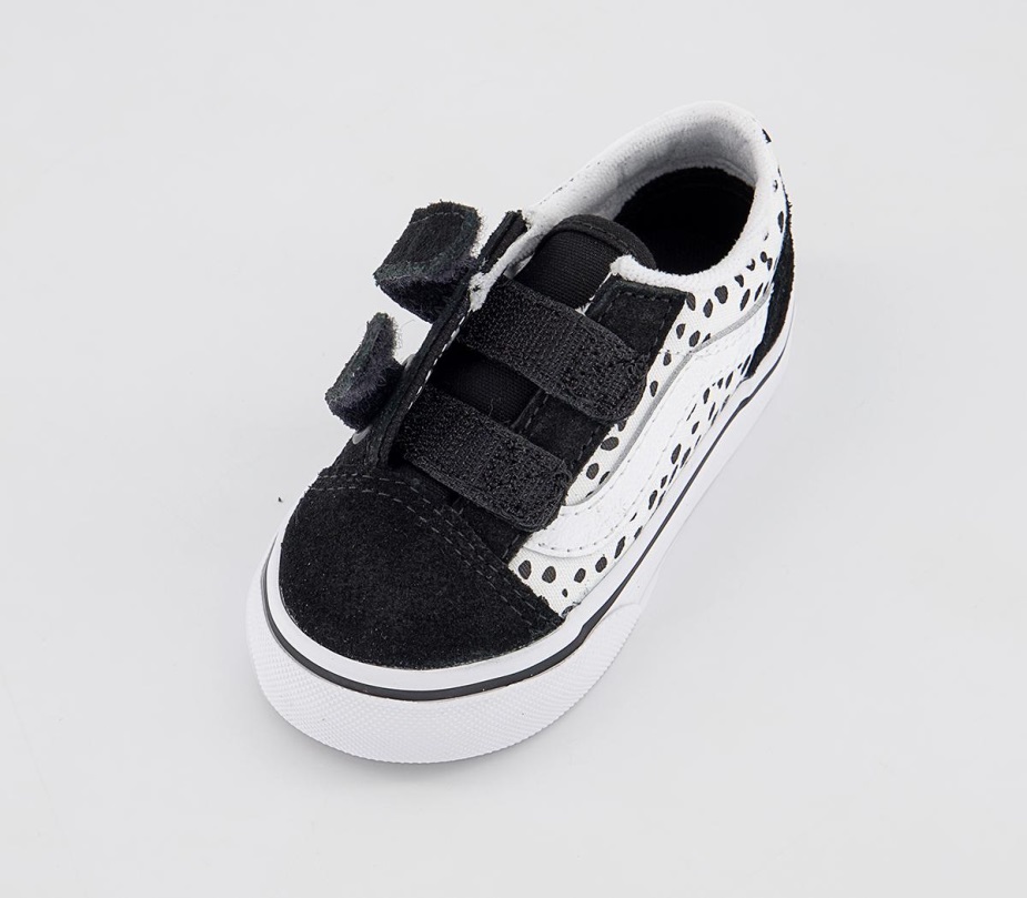 Vans Old Skool Trainers Dalmation μαύρο αληθινό λευκό